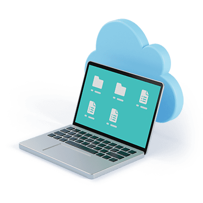 Laptop with WWPass QR-code